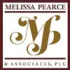 Logo featuring the initials "MP" in gold with the text "Melissa Pearce & Associates, P.L.C." in black and gold.